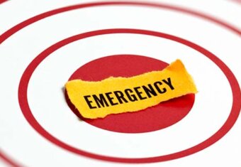 Image saying 'emergency'.